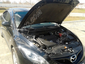 Упор капота Mazda 6 II (GH) (2007-2013)(в сборе с кронштейном) "ТехноМастер"
