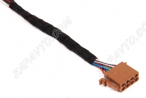 Разъем 8 pin 8 проводов Веста 962191-1 к радиоаппаратуре (динамики) коричневый TE Connectivity