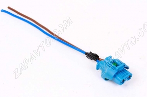 Разъем 2 pin 2 провода Веста 1544662-2 для электровентилятора синий без фиксатора TE Connectivity