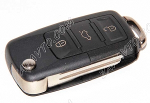 Ключ замка зажигания 2190 Гранта FL выкидной по типу Volkswagen, 3 кнопки