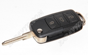 Ключ замка зажигания 1118, 2170, 2190, Datsun, 2123 (выкидной без платы) по типу Volkswagen 3 кн
