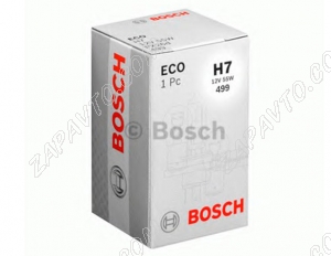 Лампа галогеновая H7 12-55 BOSCH Eco