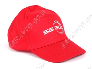 Кепка красная с логотипом SS20