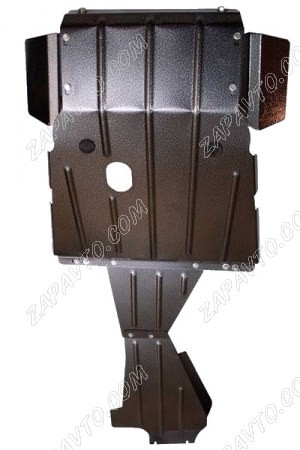 Защита картера двигателя, раздаточной коробки усиленная "Броня" 2123 Шевроле Нива (2,3 мм)