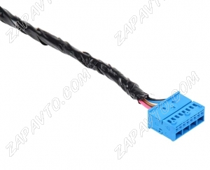 Разъем 8-pin 6 проводов Ларгус, Renault, Nissan 4-953892-1 синий TE Connectivity