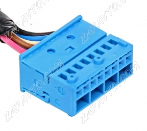Разъем 8-pin 6 проводов Ларгус, Renault, Nissan 4-953892-1 синий TE Connectivity