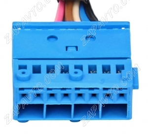 Разъем 8-pin 6 проводов Ларгус, Renault, Nissan 4-953892-1 синий TE Connectivity