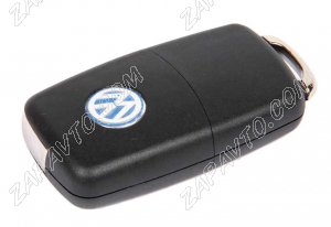 Ключ замка зажигания 2190 Гранта FL выкидной, без платы по типу Volkswagen, 3 кнопки