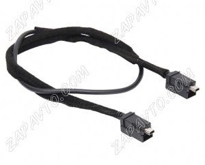 Кабель для USB розетки 2190 Гранта FL черные разъемы Mini USB Type B 82см