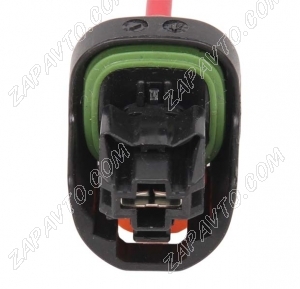 Разъем 1-pin 1 провод герметичный гнездовой черный TE Connectivity