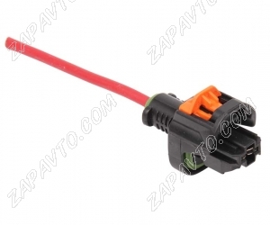 Разъем 1-pin 1 провод герметичный гнездовой черный TE Connectivity