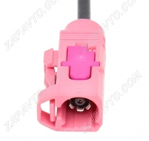 Разъем 1-pin 1 провод кабеля GPS антенны Веста, Приора, Гранта 0-1452584-8 розовый TE Connectivity
