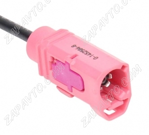 Разъем 1-pin 1 провод кабеля GPS антенны Веста, Приора, Гранта 0-1452584-8 розовый TE Connectivity