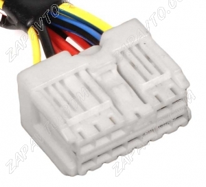 Разъем 12-pin 11 проводов Веста 6098-6954 белый SUMITOMO (жгут панели приборов)