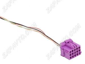 Разъем 15-pin 4 провода 732313.012 фиолетовый (аналог 1-967623-1) Завод КОПИР