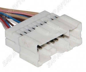 Разъем 16-pin 16 проводов Веста, Х рей 6098-6986 белый, штыревой SUMITOMO