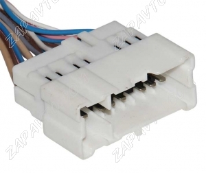 Разъем 16-pin 16 проводов Веста, Х рей 6098-6986 белый, штыревой SUMITOMO