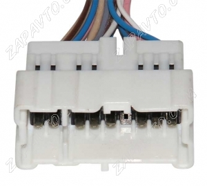Разъем 16-pin 16 проводов Веста, Х рей 6098-6986 белый, штыревой SUMITOMO