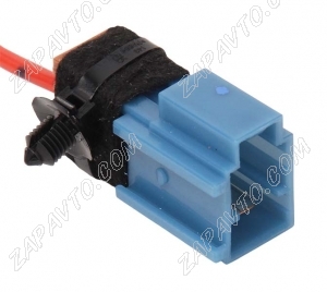 Разъем 2-pin 1 провод Гранта FL межжгутовой штыревой 7122-4129-90 синий YAZAKI