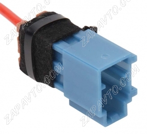 Разъем 2-pin 1 провод Гранта FL межжгутовой штыревой 7122-4129-90 синий YAZAKI