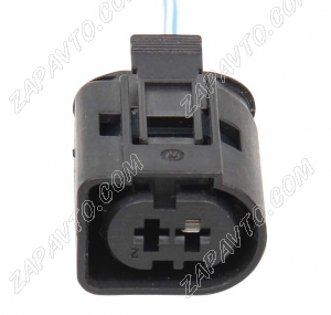 Разъем 2-pin 1 провод для генератора BOSСH 2123 Шевроле Нива, 1118 Калина, 2170 Приора, 2190 Гранта