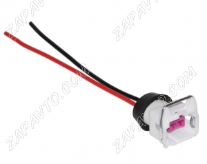 Разъем 2-pin 2 провода 240PC02S9001 белый