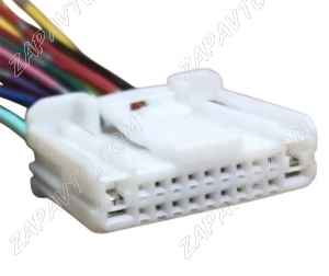 Разъем 20-pin 20 проводов для магнитолы Веста, Ларгус, Renault, Nissan 1674646-1 AMP
