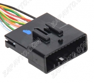 Разъем 24-pin 21 провод Гранта, Веста, Ларгус черный, штыревой 1379681-1 TE Connectivity