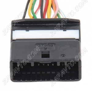 Разъем 24-pin 21 провод Гранта, Веста, Ларгус черный, штыревой 1379681-1 TE Connectivity