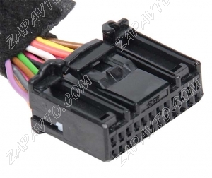 Разъем 24-pin 21 провод Ларгус 1379668-1 TE Connectivity черный