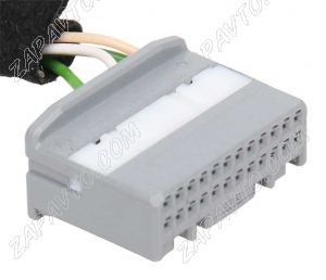 Разъем 24-pin 6 проводов Веста, Ларгус 1379668-2 TE Connectivity серый