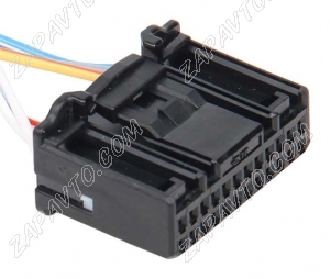 Разъем 24-pin 6 проводов Ларгус 1379668-1 TE Connectivity черный