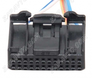 Разъем 24-pin 6 проводов Ларгус 1379668-1 TE Connectivity черный
