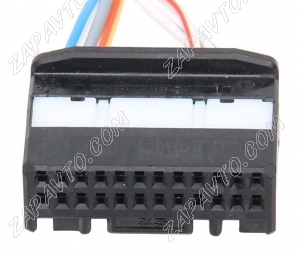 Разъем 24-pin 6 проводов Ларгус 1379668-1 TE Connectivity черный