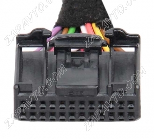 Разъем 24-pin 22 провода Ларгус 1379668-1 TE Connectivity черный