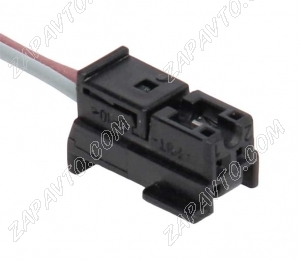 Разъем 2 pin 2 провода 1-929080-5 черный TE Connectivity