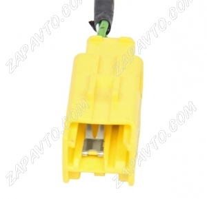 Разъем 3-pin 2 провода Веста жгута подушки безопасности желтый