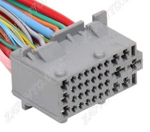 Разъем 33-pin 29 проводов Веста межжгутовой гнездовой серый СЦНК.757555.032