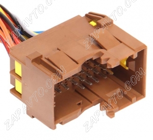 Разъем 36-pin 34 провода Веста межжгутовой штыревой коричневый 1-1718492-1 TE Connectivity