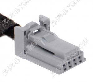 Разъем 4-pin 4 провода Веста NG 1379658-2 для кнопки курсовой устойчивости серый TE Connectivity