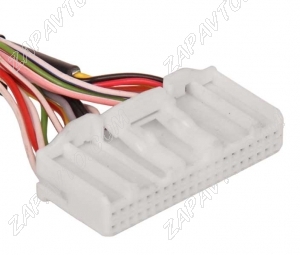 Разъем 40-pin 10 проводов для магнитолы Веста 1318389-1 белый AMP