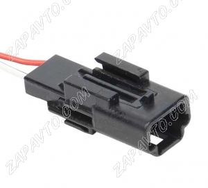 Разъем 4 pin 2 провода 1379674-1 черный TE Connectivity