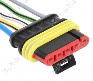 Разъем 5-pin 5 проводов жгута коробки воздухопритока 2190 Гранта 282089-1 TE Connectivity