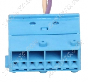 Разъем 8-pin 2 провода Renault, Nissan 4-953892-1 синий TE Connectivity
