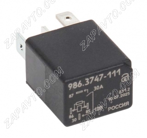Реле 4-х контактное 30А 986.3747-111 АВАР