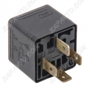 Реле 4-х контактное 40А черное 0 332 014 156 BOSCH