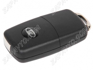 Ключ замка зажигания 2190 Гранта FL выкидной, без платы по типу Volkswagen Люкс, 3 кнопки