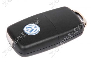 Ключ замка зажигания 1118, 2170, 2190, Datsun, 2123 (выкидной) по типу Volkswagen, 3 кнопки REDKEY