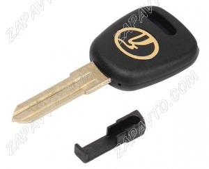 Ключ замка зажигания (рабочий, без чипа) 1118, 2123, 2170, 2190 с логотипом