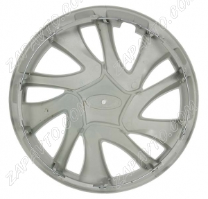 Колпаки колес 2190 Гранта R14 (4шт.) серебристые, шильдик хром